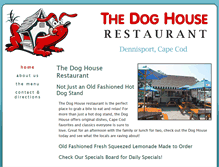 Tablet Screenshot of doghousedennis.com